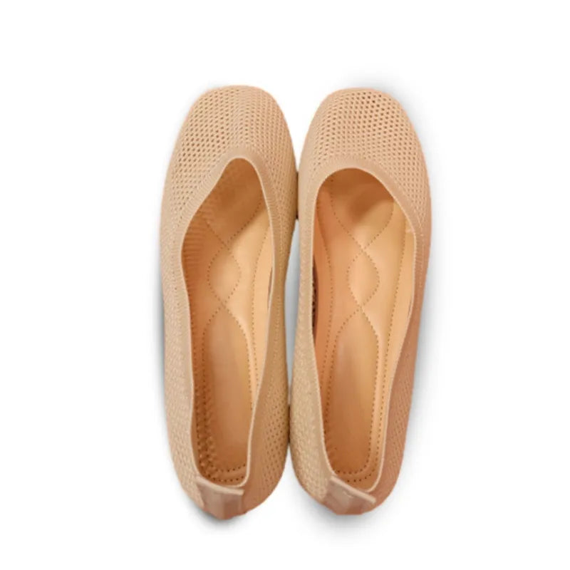 Last Day Promotion 70% OFF🔥Women's Ballet Comfortable Soft Breathable Non-Slip Orthopedic Slip-On Flat Shoes