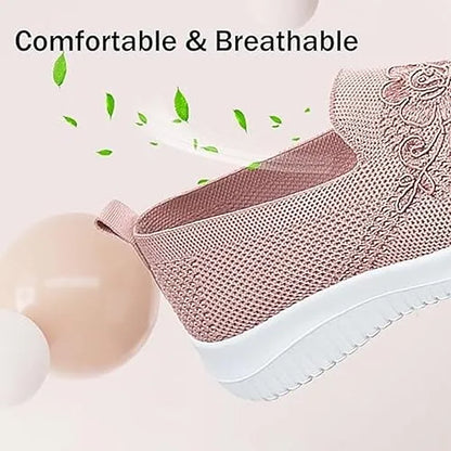 🔥Last Day 50% OFF-Women's 2024 Breathable Hollow Out Flat Orthopedic Soft Sole Shoes