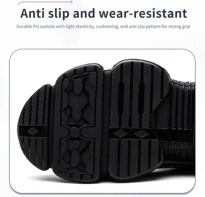 2024 New Rotating Button Anti-puncture Air Cushion Indestructible Work Sneakers