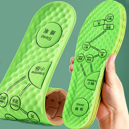 Foot Acupressure Insole, Soft Breathable Sports Cushion Inserts Orthopedic Shoe Sole