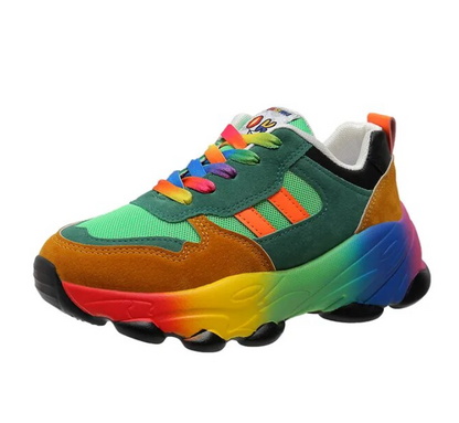 Women's Orthopedic Shoes Rainbow Sneakers